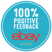 100% Positive feedback on eBay